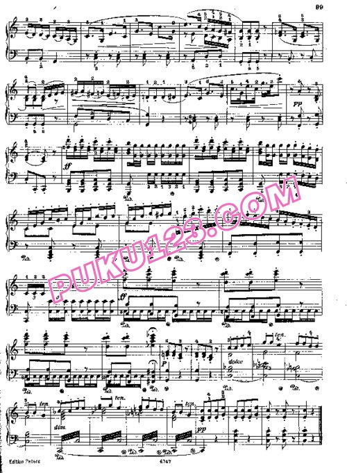 天天钢琴网-免费下载Haydn - Horn - Symphony No.94 in G Major, Surprise - Solo Piano 霍恩改编钢琴独奏版