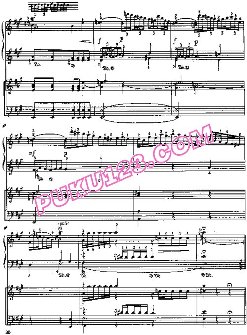 天天钢琴网-免费下载Haydn - Piano Concerto No.11 in D major - 2 pianos