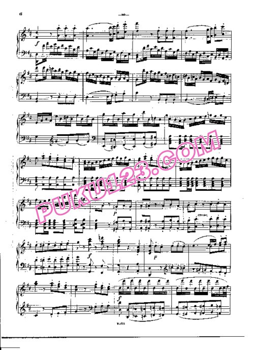 天天钢琴网-免费下载Haydn - Rohr - Symphony No.96 in D Major - Solo Piano
