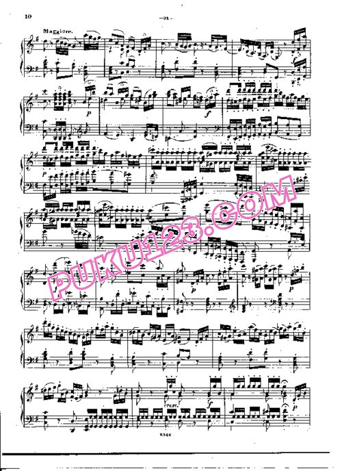 天天钢琴网-免费下载Haydn - Rohr - Symphony No.96 in D Major - Solo Piano