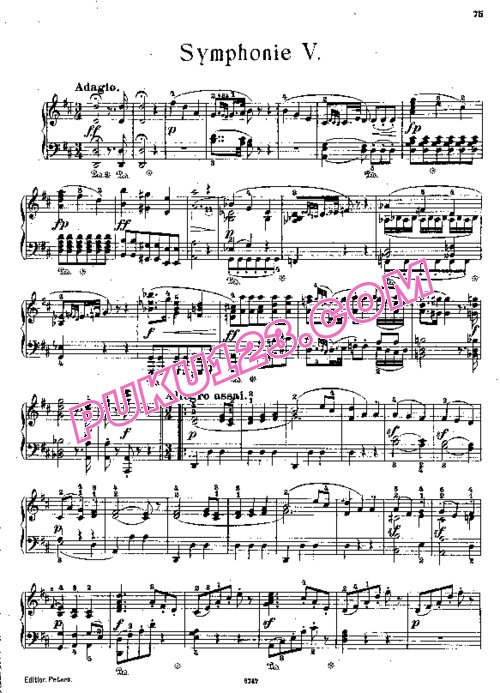 天天钢琴网-免费下载Haydn - Horn - Symphony No.93 in D Major - Solo Piano