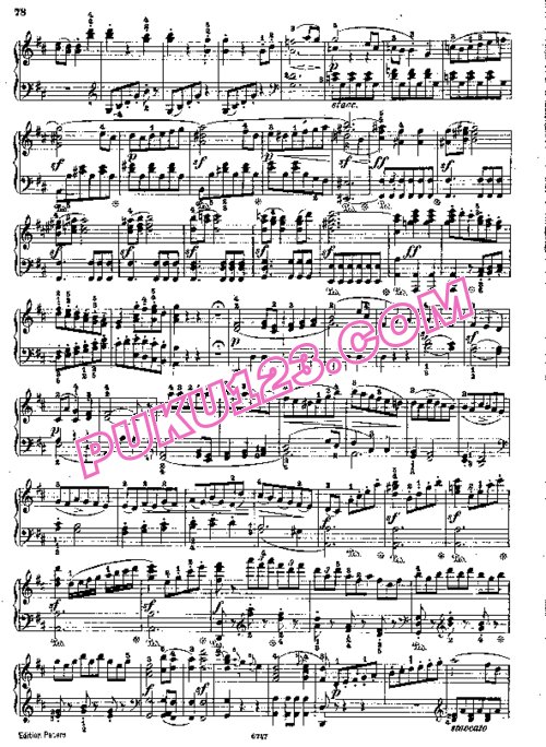 天天钢琴网-免费下载Haydn - Horn - Symphony No.93 in D Major - Solo Piano