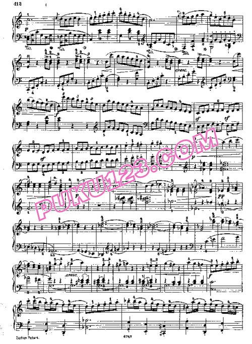 天天钢琴网-免费下载Haydn - Horn - Symphony No.97 in C Major - Solo Piano