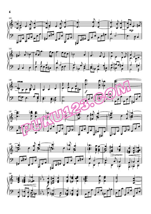 天天钢琴网-免费下载Henselt - Fantasiestueck in c Minor