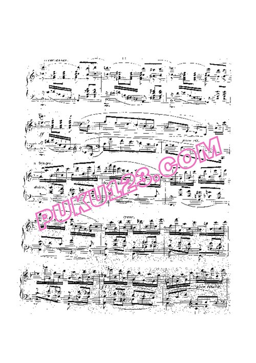 天天钢琴网-免费下载Henselt - Ballade in B-flat Major Op.31