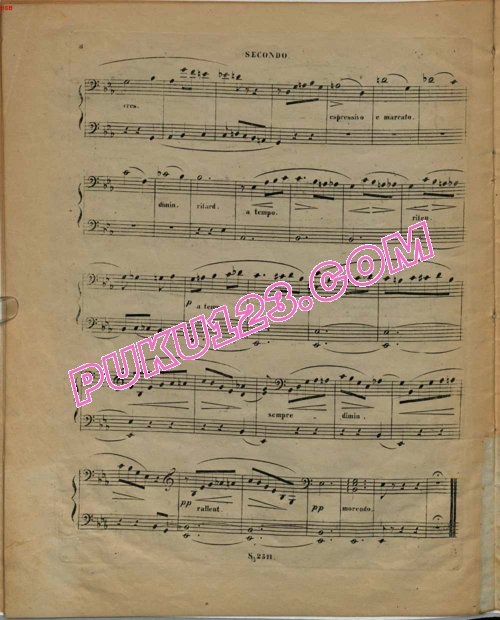 天天钢琴网-免费下载Henselt - Deux Nocturnes Op.6 - 4 Hands