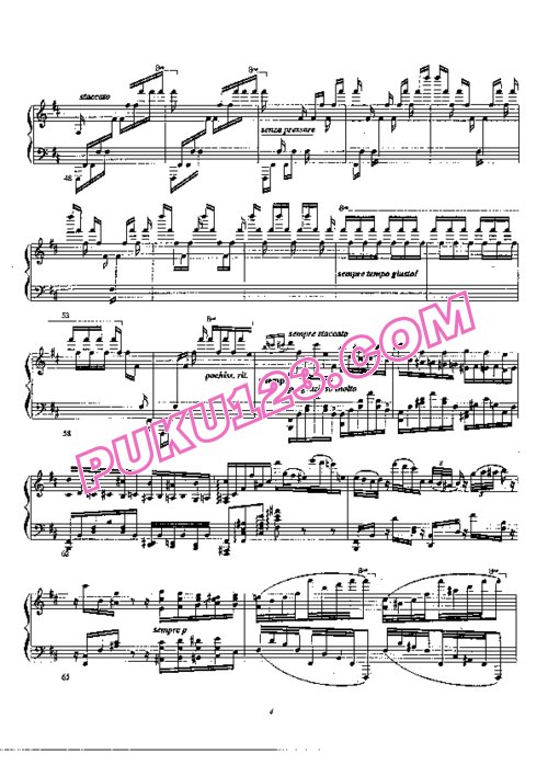 天天钢琴网-免费下载Hamelin - Etude No. 3 - La Campanella (D après Paganini-Liszt)