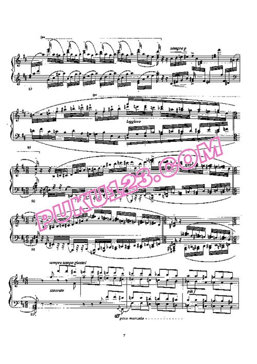 天天钢琴网-免费下载Hamelin - Etude No. 3 - La Campanella (D après Paganini-Liszt)