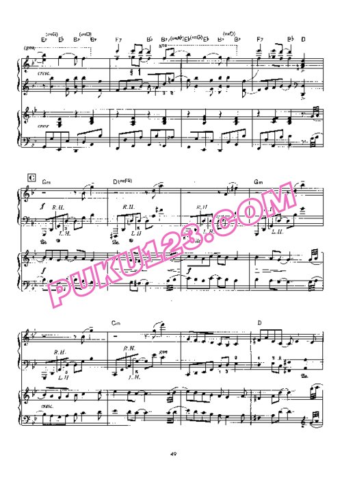 天天钢琴网-免费下载Joplin - Magnetic Rag - 2 Pianos