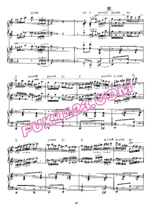 天天钢琴网-免费下载Joplin - Stop Time Rag - 2 Pianos